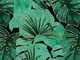 Rotolo Tovaglia in Plastica - Foresta Tropicale Verde - 140 cm x 20 m - 