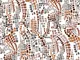 Rotolo Tovaglia in Plastica - Mosaico Terra - 140 cm x 20 m - 