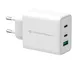 CONCEPTRONIC 3-PORT 65W GAN USB PD CHARGER ALTHEA12W