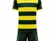  Completo da rugby Maglia con pantaloncini verde/giallo