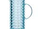 Caraffa con coperchio 11.5x18.5xh25.5 cm- 1750 cc TIFFANY Azzurro Mare