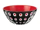 Ciotole contenitore 20xh 9 cm -1350 cc Le Murrine nero/bianco/rosso