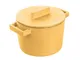 MIni Casseruola due maniglie con coperchio in Ghisa Smaltata TERRACOTTO Ø16xh13 cm -1.7 lt...