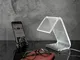 Abat-Jour Lampada da tavolo in cristallo acrilico tagliato al laser C-LED GEOMETRIC 11x17x...