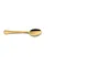 Cucchiaino moka Domus Gold, Acciaio 18/10, lunghezza 115 mm spessore 3 mm trattamento PVD...