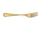 Forchetta tavola Domus Gold, Acciaio 18/10, lunghezza 205 mm spessore 3 mm trattamento PVD...