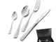 Astuccio legno 51 pezzi coltello economico Galles, Acciaio inox 18/10 (aisi 304), spessore...