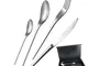 Astuccio legno 51 pezzi Joli, Acciaio inox 18.10 (AISI304), spessore 4.00 mm