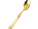 Cucchiaio da Tavola Mirage in Ghiere oro Tin Gold 18.10 (AISI 304) manico perlato doppia g...