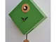 Pendolo Cucù Con Pendolo ROMBINO in legno pregiato 25x11xh25 cm c colore Verde maggio