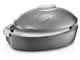 Contenitore Termico Termico Ovale per alimenti 45x28x18 cm -Litri 3,0 con pirofila in porc...