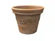 Vaso festonato in Polietilene con decoro a rilievo TONDO dimensioni 80x43xh 64 cm adatto i...