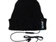 Cappellino per ipod i phone HI HAT o musicale classico dotato di casse incorporate per asc...