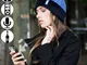 Cappellino per ipod i phone HI HAT o musicale classico dotato di casse incorporate per asc...