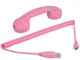 Cornetta Bluetooth MINI HI RING cornetta senza filo vintage 15x3,5xh4 cm Pink