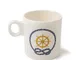 Mug Timone in melamina, diam. 8,2 cm / H 8,50 cm, capacità 350 ml Colore: Bianco Avorio