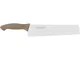 coltello pasta cm 23, colore tortora, manico in gomma termoplastica