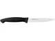 coltello cucina spelucchino cm 11, colore nero , manico in gomma termoplastica