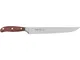 Coltello Arrosto lunghezza 23 cm forgiato in acciaio W.Nr.1.4116 manico in legno di mogano...