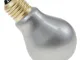 Appendiabiti da parete a Lampadina EDY 7x6xh9 cm in resina decorata a mano colore Allumini...
