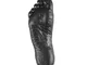 Appendiabiti da parete piede lolla DX 8x5xh22cm in resina decorata a mano colore Nero Opac...