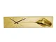 Orologio da parete SUTELA 58x13xh12 cm in resina colorata a mano oro - Meccanismo al quarz...