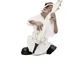 Statuina Musicale CONTRABBASSO JAZZ BAND h14 cm -peso 530 gr in resina decorata a mano in...