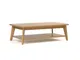 Tavolino Kensal in legno ingegnerizzato e massiccio, dimensioni 115 x 65 x h35 cm, peso 21...