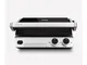 Bistecchiera Barbecue Grill, Scalda panini Superficie di cottura: 30 x 25 cm 37,6x35,5x h1...