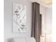 Pannello da parete in legno con marcatura al laser Magnolia 60x130xh8 cm realizzato in leg...