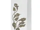 PORTAOMBRELLI Rettangolare Calla 33x22xh54 cm in Legno con intarsi in legno colore tortora