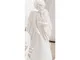 Angelo in resina colore bianco luna con decoro Spiga h 12 cm in scatola regalo, ideale per...