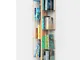 Libreria verticale Fissaggio a PARETE SOSPESA ZIA VERONICA 20x32xh 105 cm con struttura e...