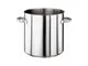 Pentola Alta inox 18/10 con fondo termodiffusore sandwich 3 strati inox alluminio inox 40x...