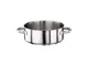 Casseruola Bassa 2 Maniglie 28xh 9,5 cm - Lt 5,8 - peso 2,21 kg Serie 1000 Inox fondo term...