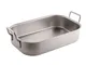 Tegame Rettangolare M/Fisse Cm 40 Inox Pesante, peso 2,36 kg