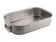 Tegame Rettangolare M/Snodate Cm 40 Inox Pesante, peso 2,46 kg