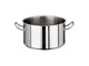 Casseruola Alta 2 Maniglie Cm 18 Serie 2000 Inox, Lt 2,7 - peso 1,09 kg