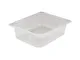 Gn 1/6 Bacinella Cm 17,6x16x6,5 Serie Gastronorm Polipropilene, Lt 0,7 - peso 0,1 kg