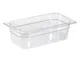 Gn 1/3 Bacinella Cm 32,5X18X10 Serie Gastronorm Policarbonato, peso 0,38 kg