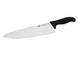 Coltello Cucina Cm 30 Manico Nero Coltelleria Serie Tranciata, peso 0,38 kg