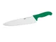 Coltello Cucina Cm 30 Manico Verde Coltelleria Serie Tranciata, peso 0,35 kg