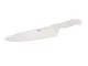 Coltello Cucina Cm 26 Manico Bianco Coltelleria Serie Tranciata, peso 0,28 kg