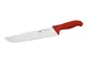 Coltello Francese Cm 26 Manico Rosso Coltelleria Serie Tranciata, peso 0,25 kg