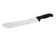 Coltello Scimitarra Cm32 Manico Nero Coltelleria Serie Tranciata, peso 0,32 kg