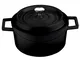 Casseruola Rotonda Cm 16 Col Nero Ghisa, peso 2,55 kg