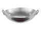 Wok in ferro diametro 61xh18,5 cm Due Maniglie Ferro, peso 3,64 kg