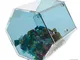 Porta caramelle confezionate Ottagonale in plexiglas con sportello Dimensioni 16x19Xh18 cm...