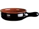 Casseruola un manico in Terracotta Smaltata Ø32xh9,7 cm - lt 6 peso 3,2 kg No Piombo no Ca...