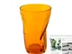 Bicchieri accartocciato COCKTAIL 6 pezzi diametro 8xh12 cm - 34 CL in vetro soffiato adatt...